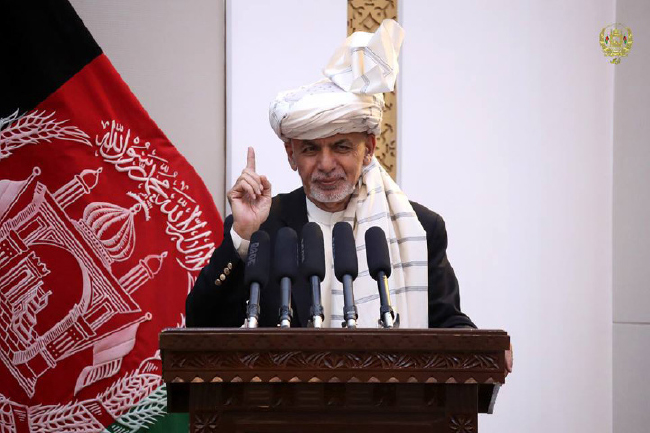 Ghani Ready for Negotiations with Taliban Anywhere